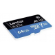 MEMORIA FLASH MICRO SD LEXAR 64GB CLASE 10