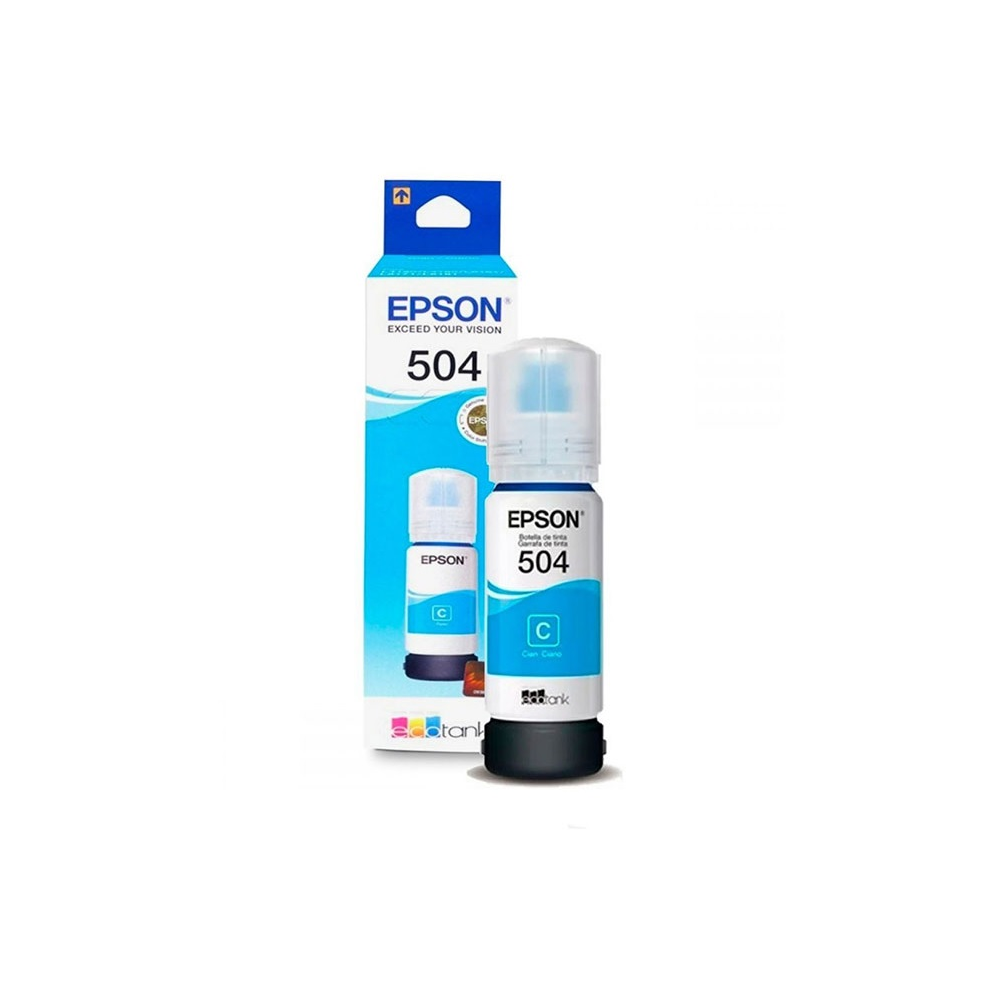 CARTUCHO EPSON ORIGINAL T504 CYAN P/L4150