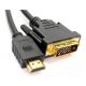 CABLE NETMAK HDMI A DVI 2MTS