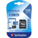 MEMORIA FLASH VERBATIM MICRO SDHC 128GB CON ADAPTADOR 80