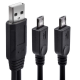 CABLE USB A DOBLE MICRO USB M19