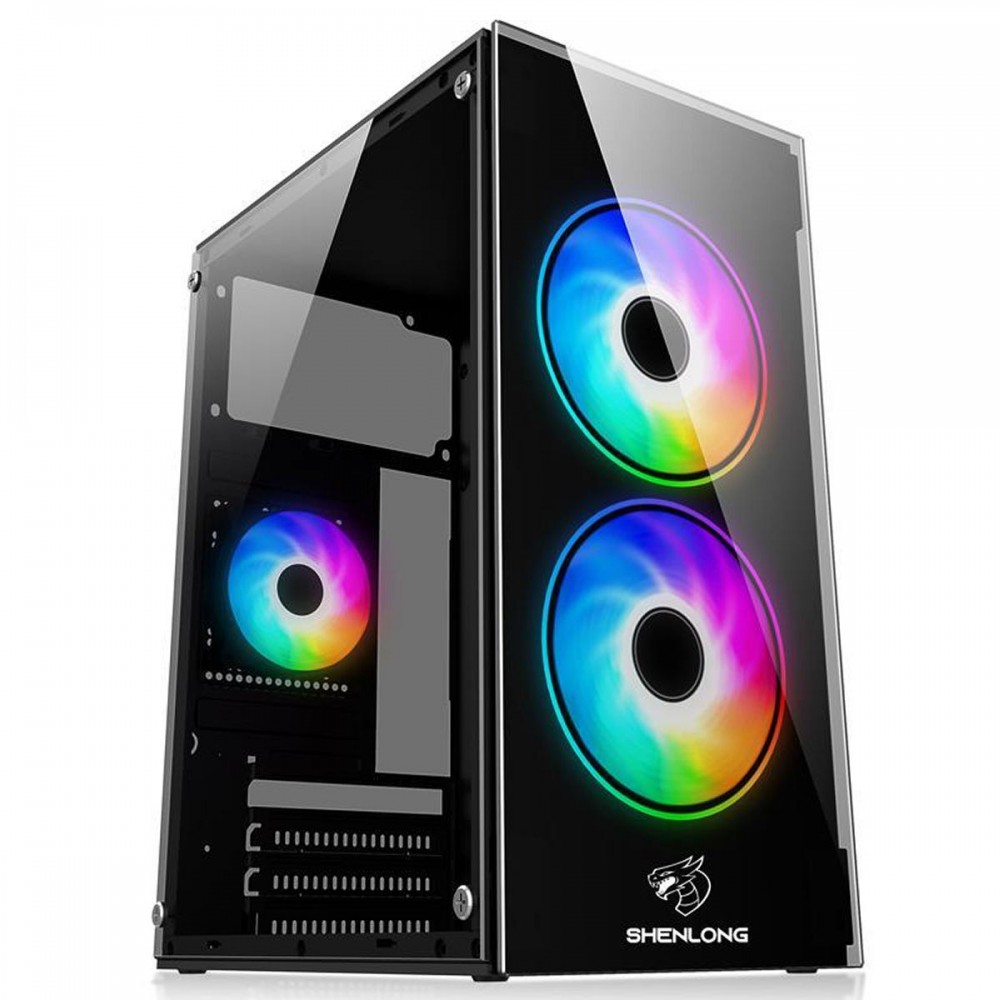 GABINETE SHENLONG GT-503 ACRILICO MINI-TOWER RGB