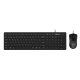 COMBO PHILIPS TECLADO + MOUSE C201 WIRED 1000DPI