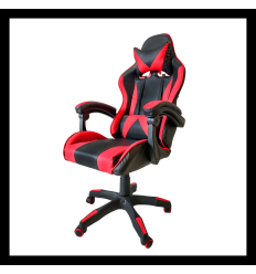 SILLON GAMER ROJA Y NEGRA IN7918