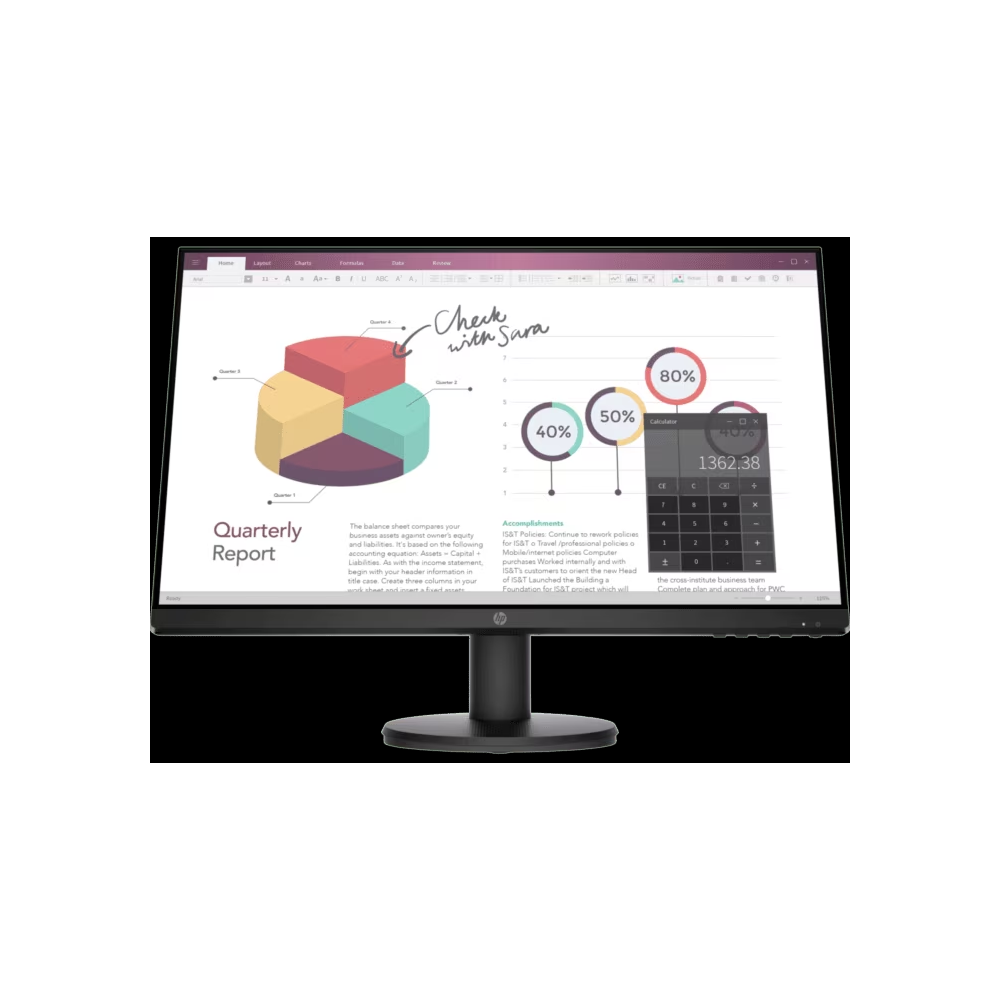 MONITOR HP 23.8 P24V G4 FHD 9TT78AA