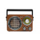 RADIO AM/FM VINTAGE MP3/BT AUX NSRV17