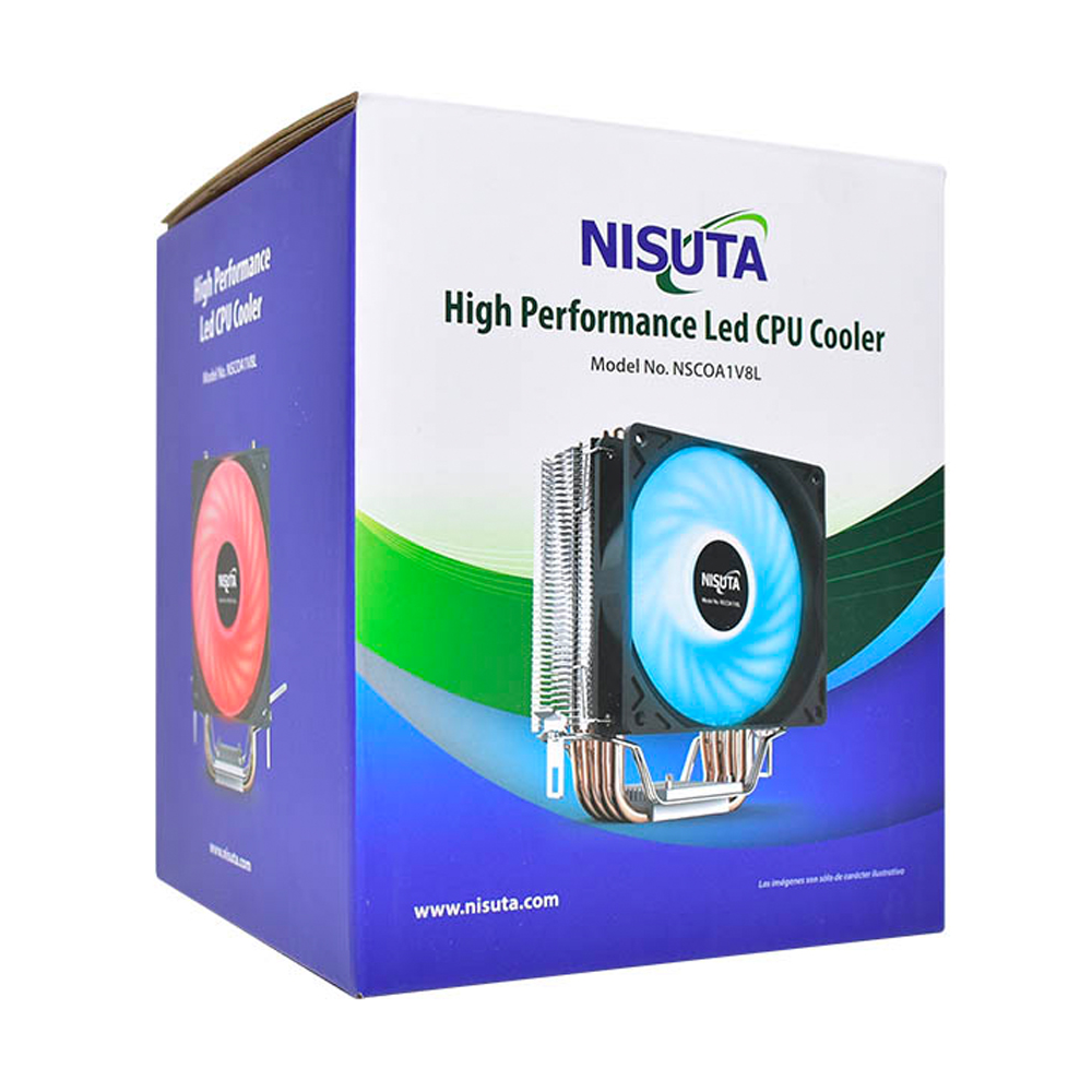 COOLER 92X92 LED AMD/INTEL NSCOA1V8L