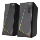 PARLANTE 2.0 USB Y BT P/PC RGB NSPAU10B