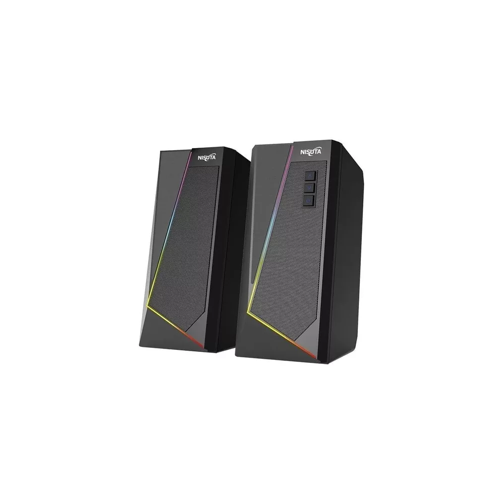 PARLANTE 2.0 USB Y BT P/PC RGB NSPAU10B