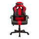 SILLON GAMER GADNIC ROJA-NEGRA 180 C/ALMOHADILLAS