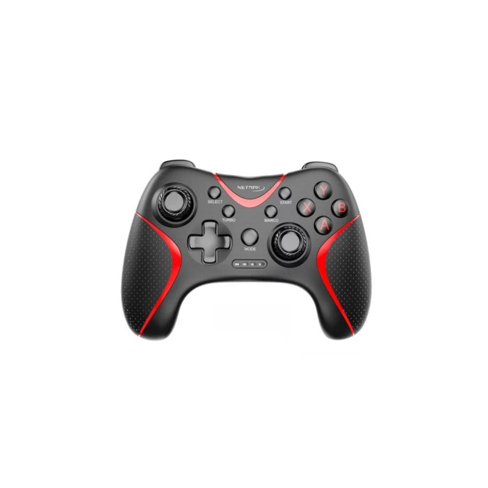 GAMEPAD NETMAK BLUETOOTH 5 EN 1 P/CELULAR+SOPORTE