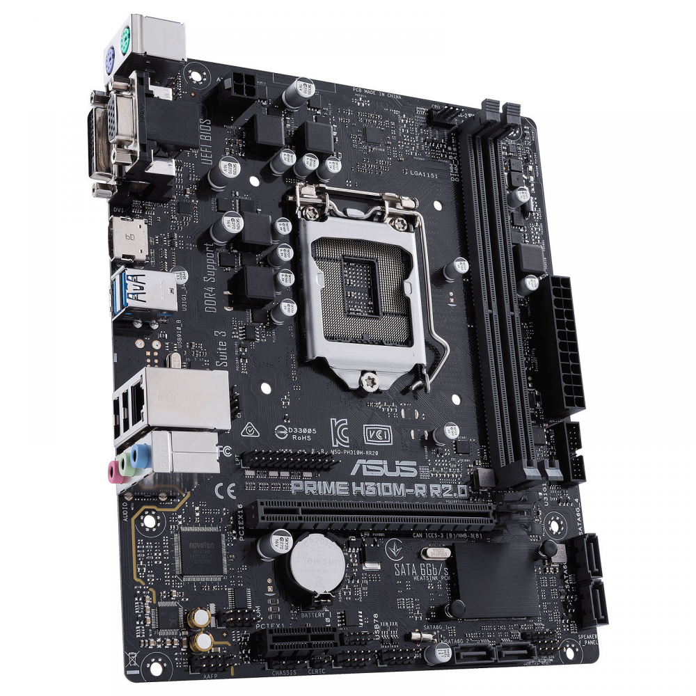 MOTHERBOARD ASUS PRIME H310M-R R2.0 SI BULK 1151 V.2