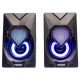 PARLANTE 2.0 USB GAMER LED NG-502P