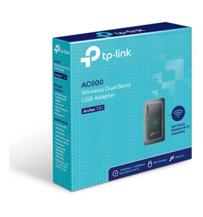 PLACA DE RED USB TP-LINK ARCHER T2U P AC600 DUAL BAND