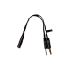 ADAPTADOR AURICULAR 3.5H A 2 3.5M
