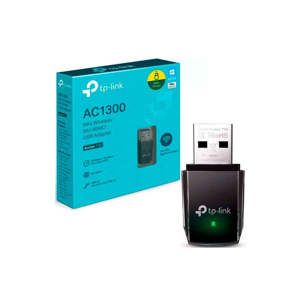 PLACA RED TP-LINK ARCHER T3U AC1300 DUAL BAND