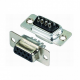 CONECTOR FICHA SERIE DB9 HEMBRA 9 PINES (PACKX10)