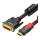CABLE HDMI M/DVI-D 24+1M 1.8 MT