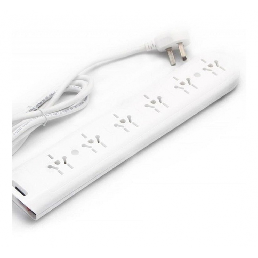 ZAPATILLA 6 BOCAS C/TECLA