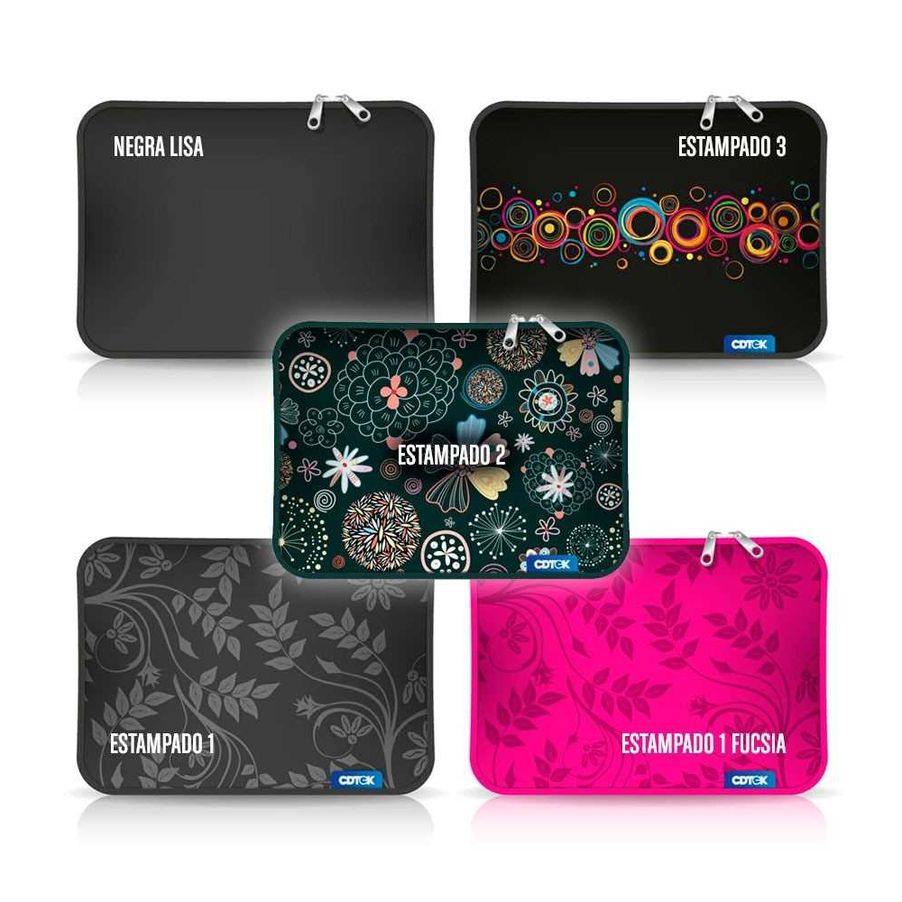 FUNDA NOTEBOOK 15.6` CDTEK ESTAMPADO