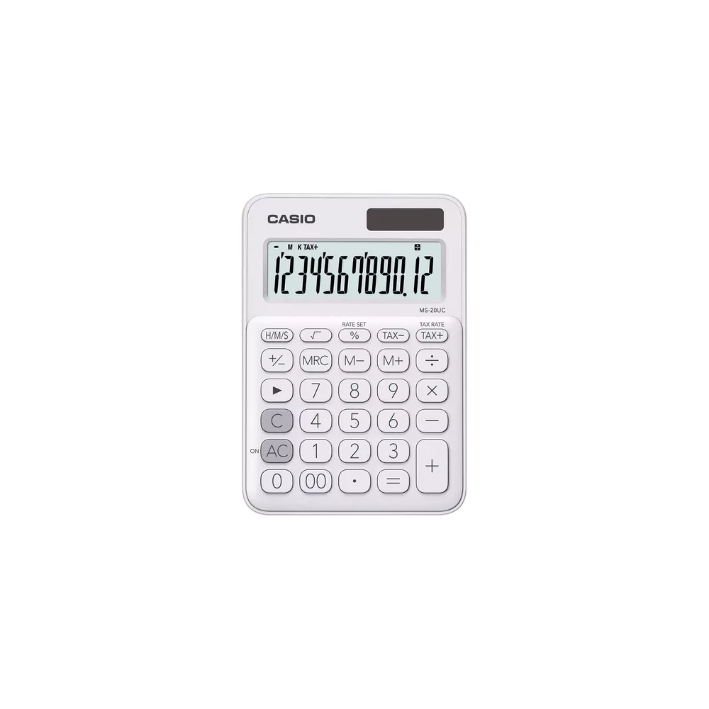 CALCULADORA CASIO MS-20UC BLANCO