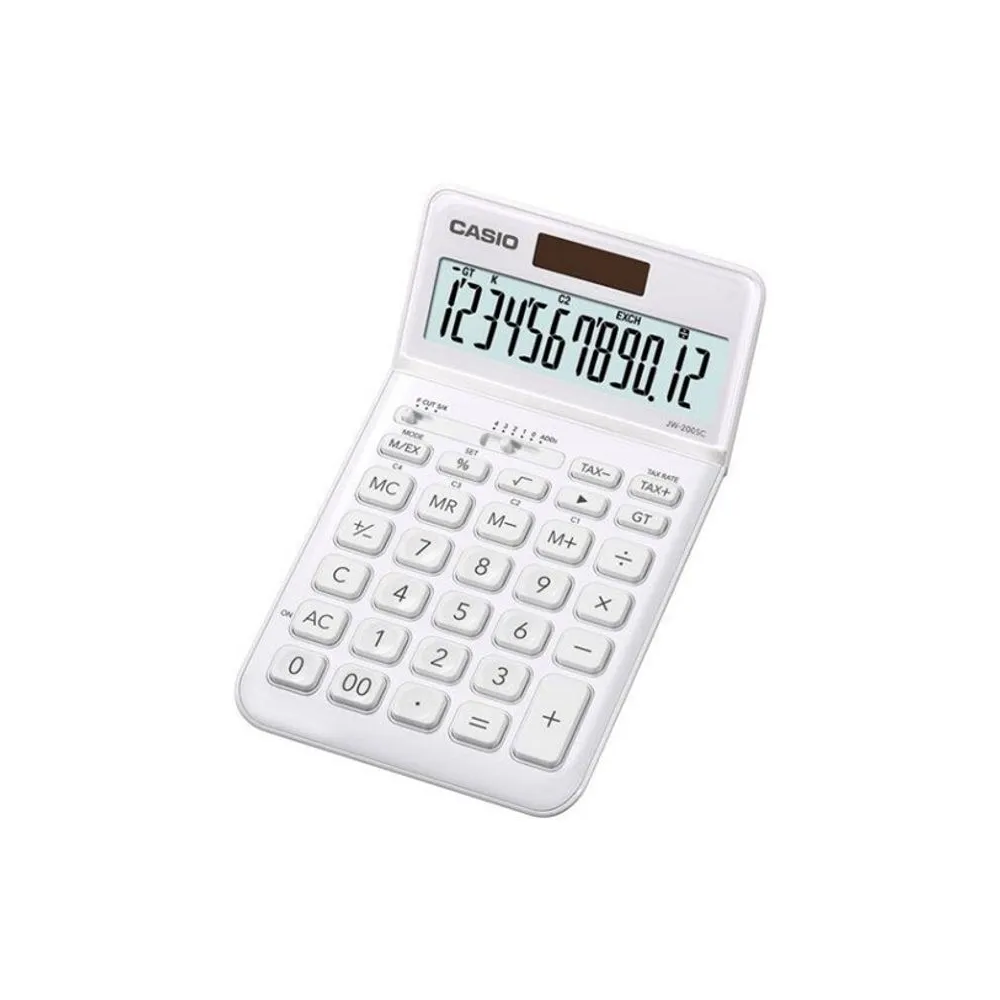 CALCULADORA CASIO JW-200SC BLANCO