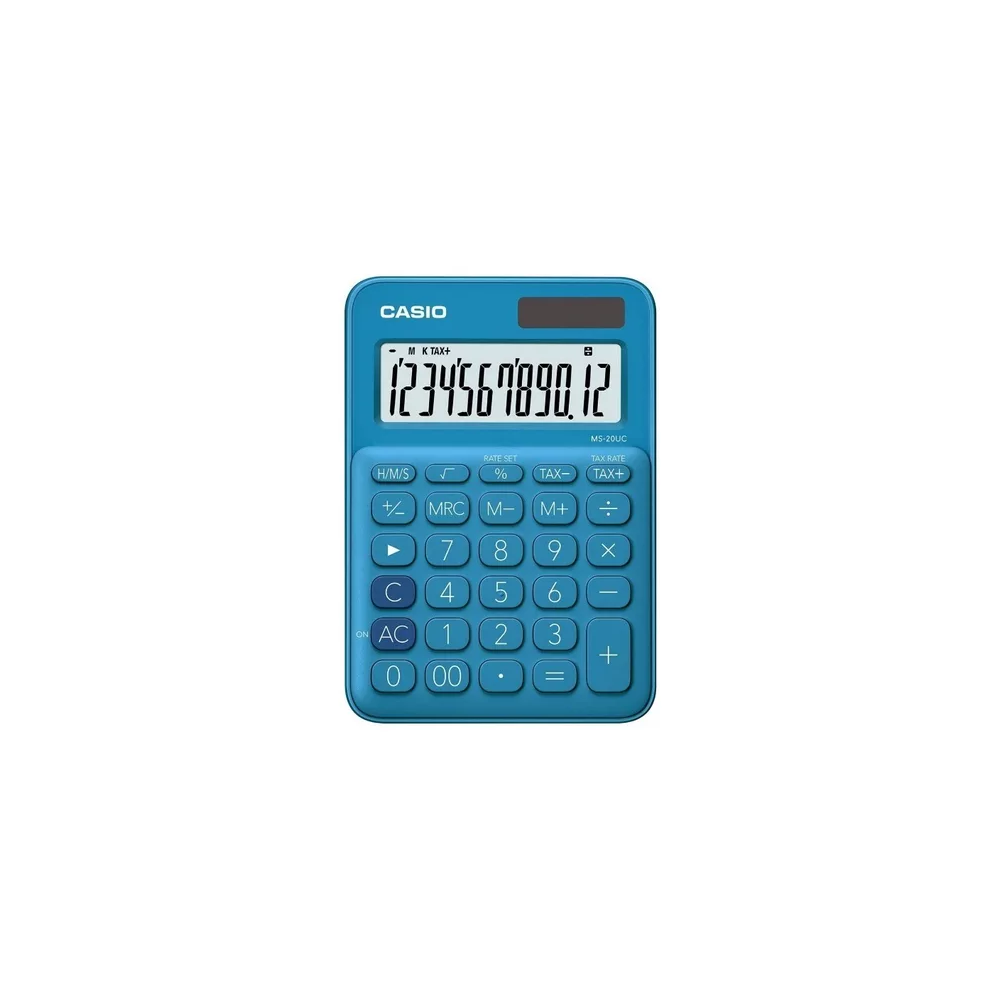 CALCULADORA CASIO MS-20UC AZUL