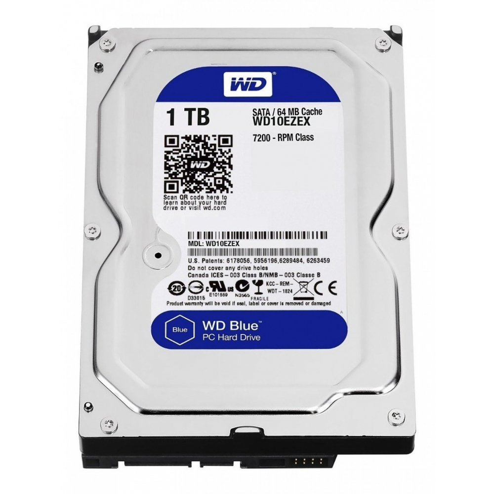 HD 1TB WD BLUE SATA 6GB/S 64MB