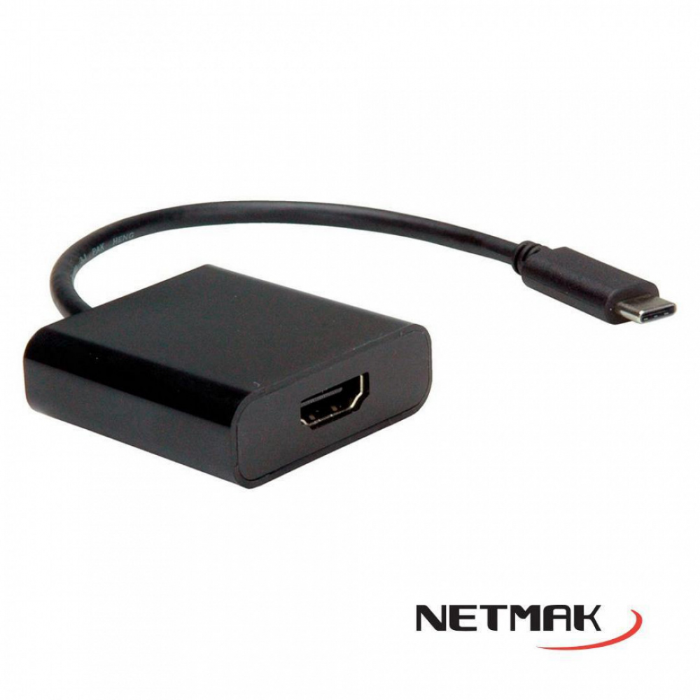 ADAPTADOR 10 CM USB-C M A HDMI H NM-TC66