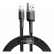 CABLE BASEUS USB A LIGHTNING 2.4A 1 M