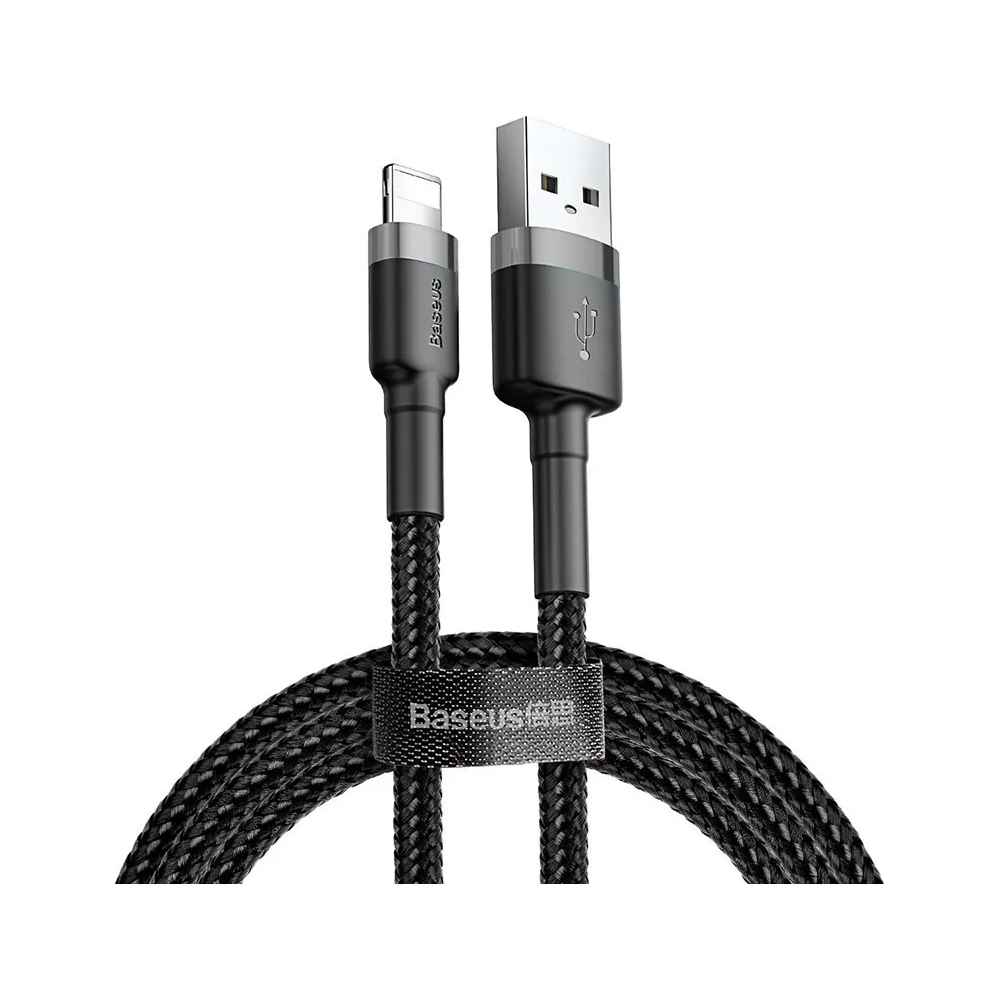 CABLE BASEUS USB A LIGHTNING 2.4A 1 M