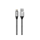 CABLE USB A LIGHTING 1M 2.4A MALLA TELA NSCATEIP