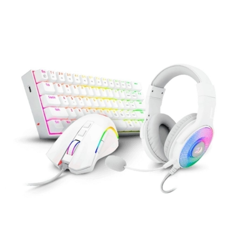 COMBO REDRAGON S129W 3 EN 1 WHITE