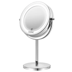 ESPEJO COSMETICA 1X/7X LED A PILA GADNIC