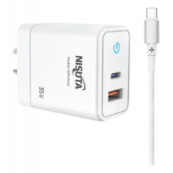 FUENTE ALIMENTACION 1USB 1 PD PORT 35W CON CABKE NSFU35UQC