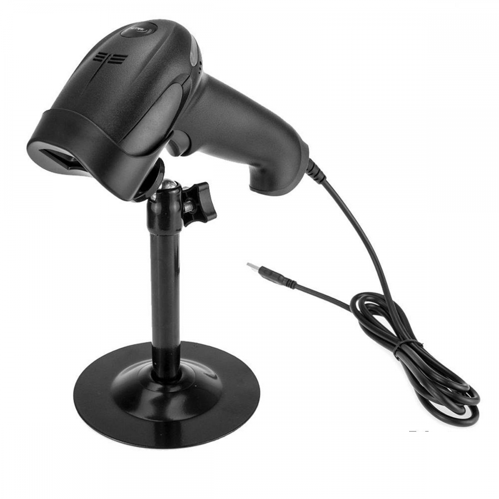 LECTOR COD BARRA C/SOPORTE 1D USB NM-LC401-S