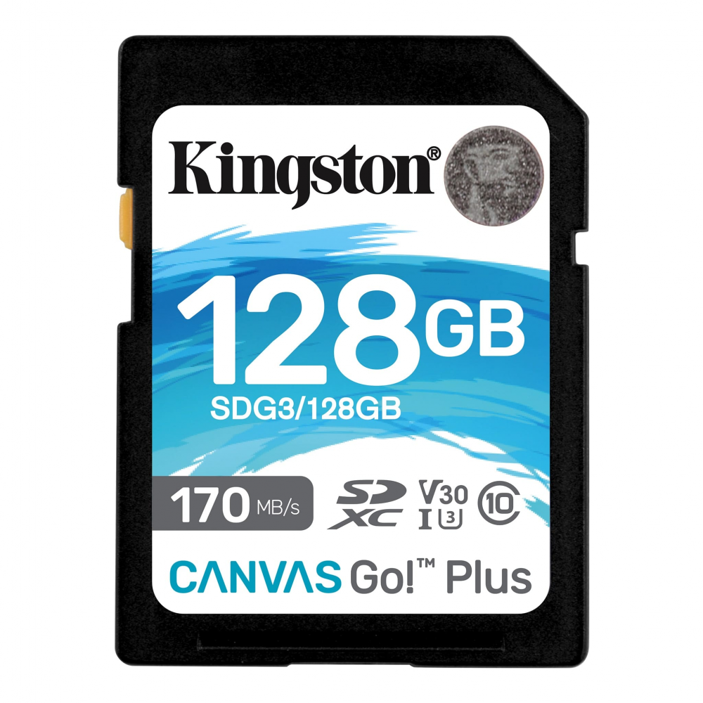 MEM FLASH 128GB KINGSTON V30 CANVAS GO PLUS C10