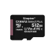 MEM FLASH 512GB KINGSTON CANVAS SELECT PLUS 100R A1 C10