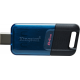 PEN DRIVE 64GB KINGSTON USB-C 80M NEGRO/AZUL