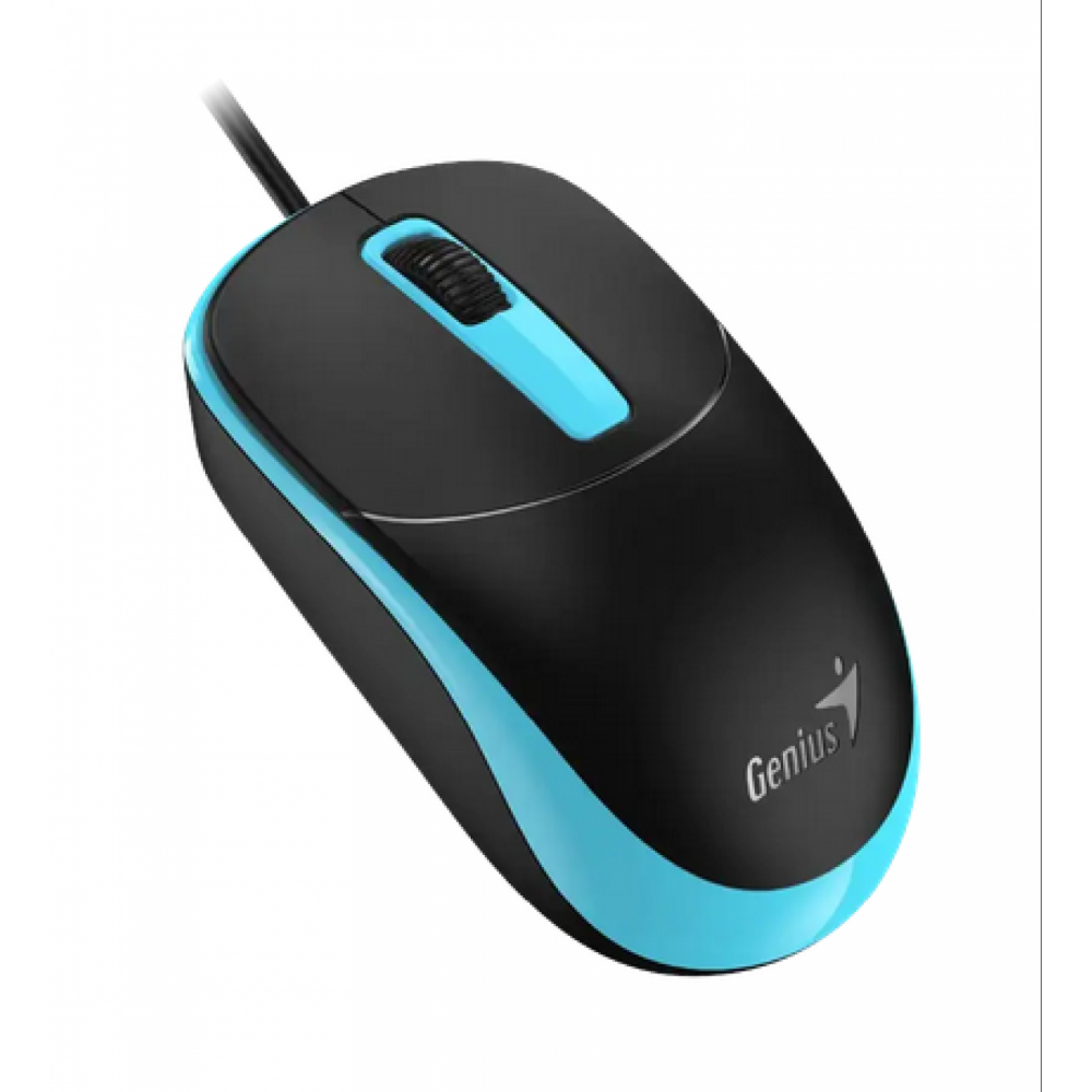 MOUSE GENIUS RS2 DX-123 USB BLACK+BLUE