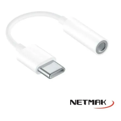 ADAPTADOR USB-C A JACK 3.5MM 10CM NETMAK