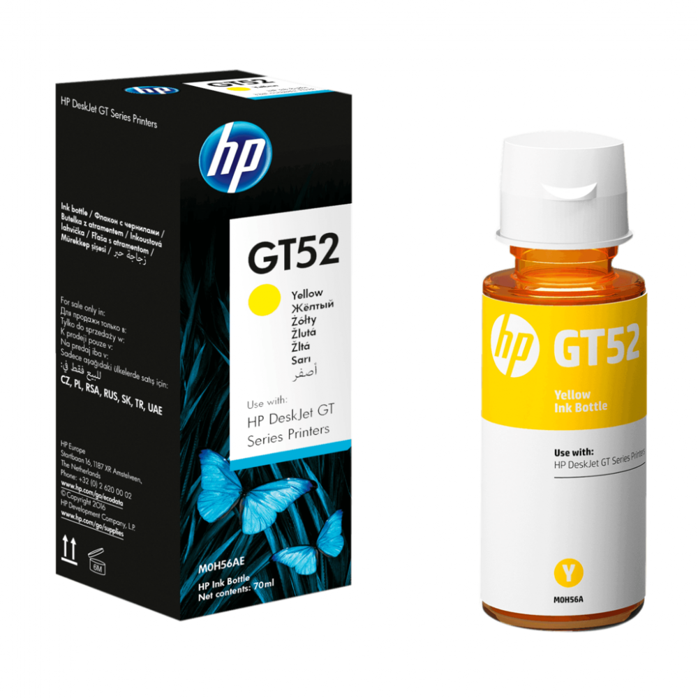 TINTA HP GT52 YELLOW