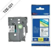 CINTA BROTHER TZE221 9MM NEGRO/BLANCO ADHESIVO SIMPLE
