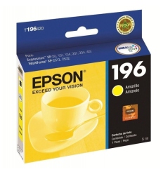 CARTUCHO EPSON ORIGINAL 196 AMARILLO